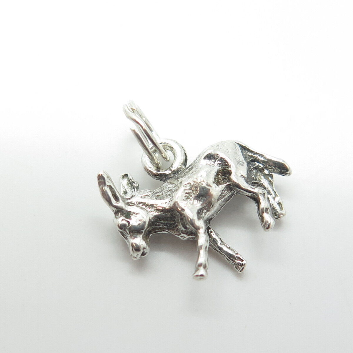 925 Sterling Silver Vintage Dinkey 3D Charm Pendant