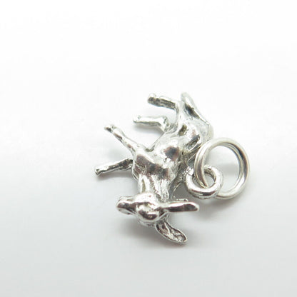 925 Sterling Silver Vintage Dinkey 3D Charm Pendant