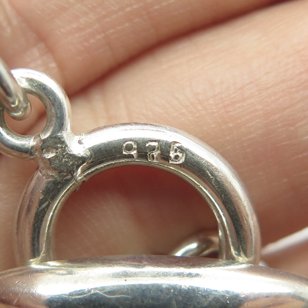 925 Sterling Silver Real Amethyst Multi-Link Bracelet 6.75"