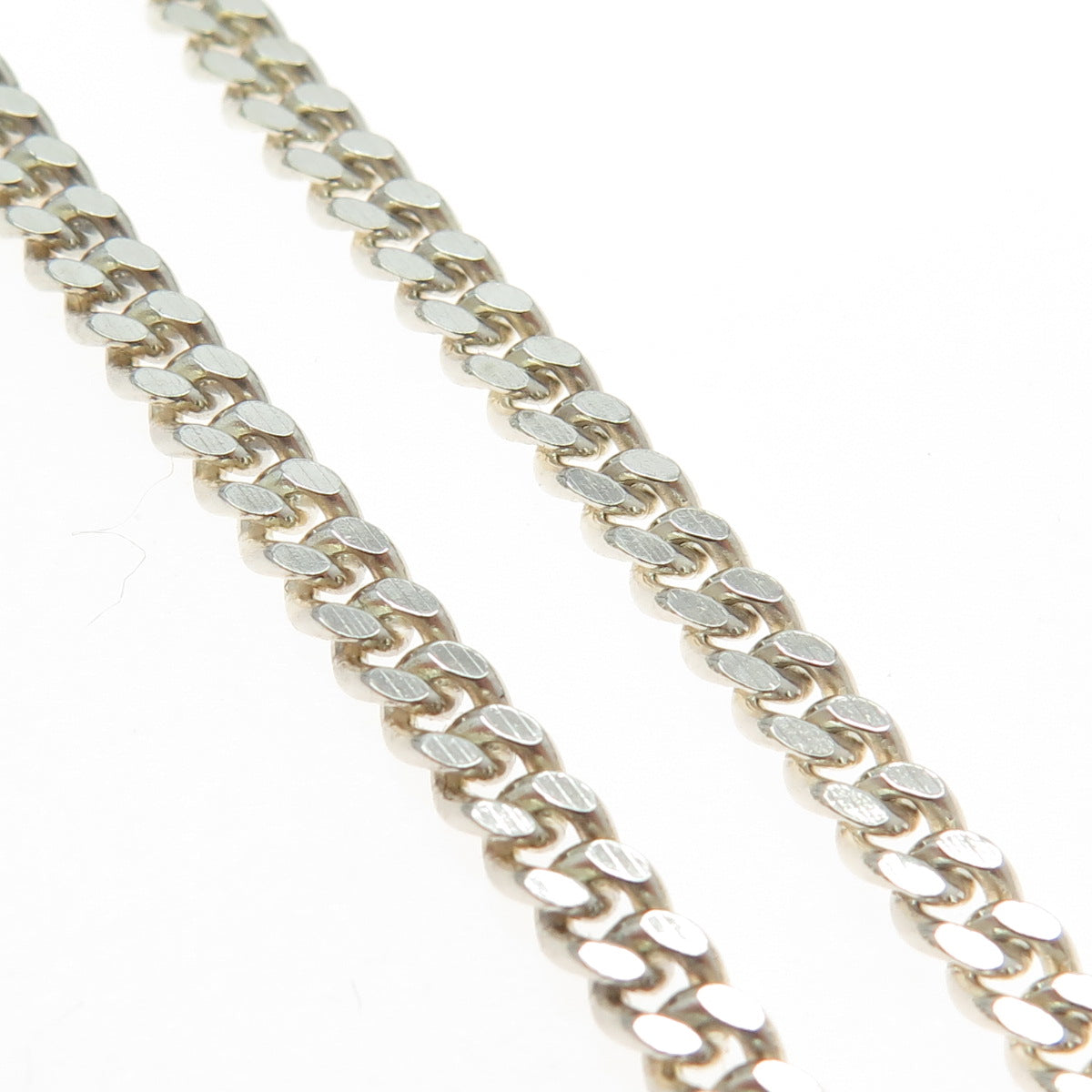 925 Sterling Silver Italy Miami Cuban Link Bracelet 8"