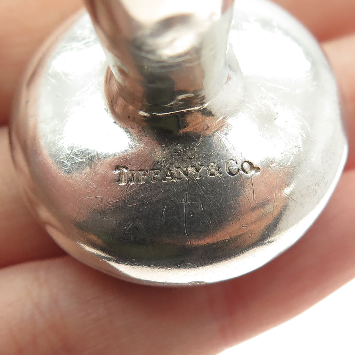 TIFFANY & CO. 925 Sterling Silver Antique Art Deco Baby Rattle