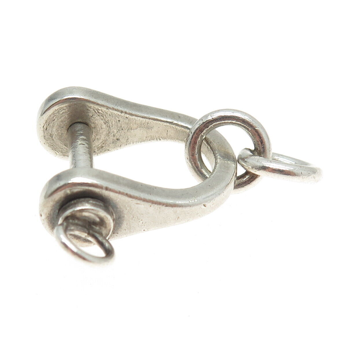 AVEDON 925 Sterling Silver Vintage Horse Snaffle Riding Bit Key Ring Holder