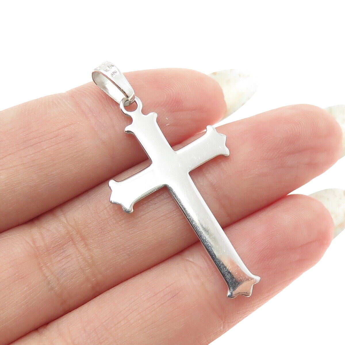 925 Sterling Silver Cross Religious Pendant