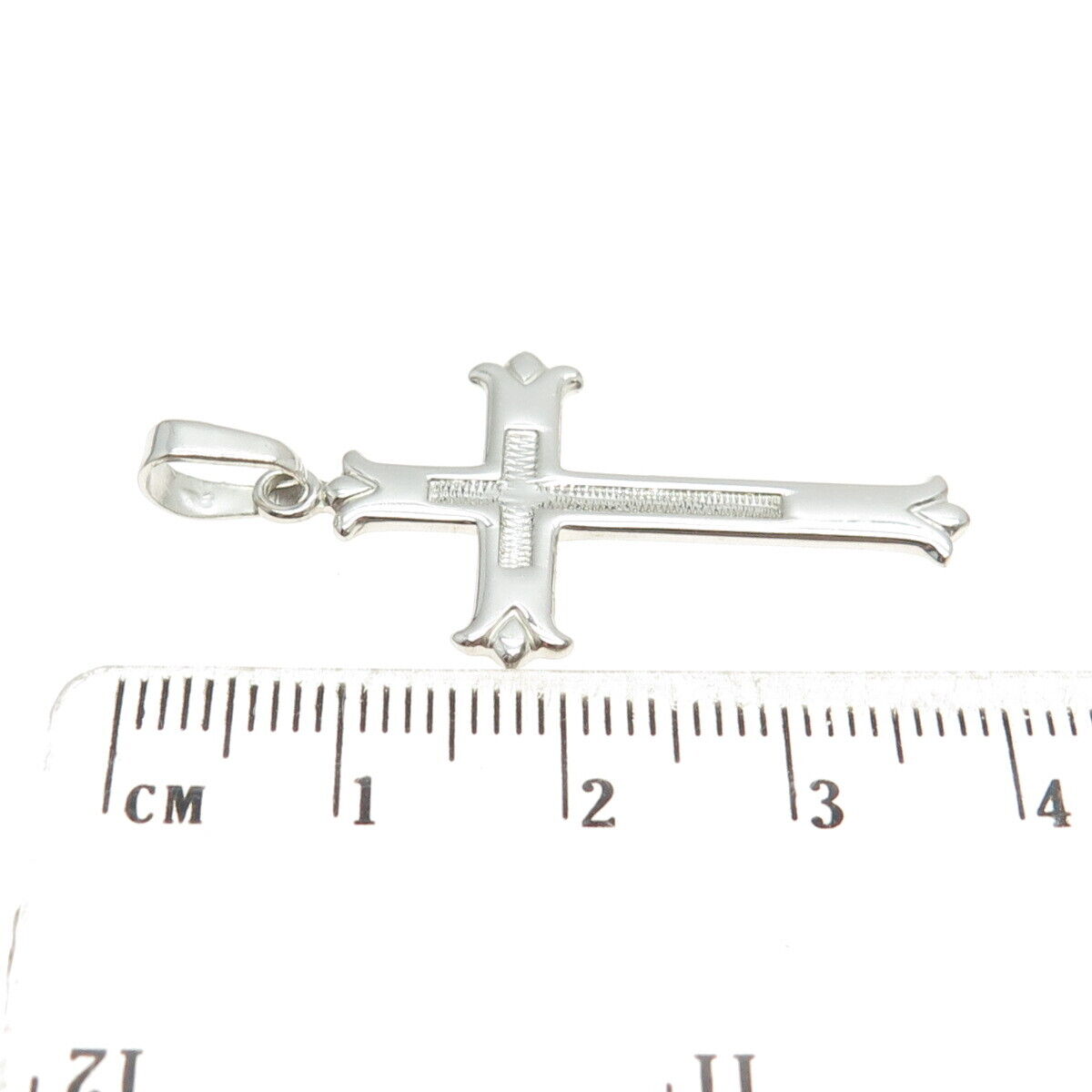 925 Sterling Silver Cross Religious Pendant