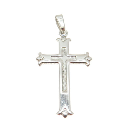 925 Sterling Silver Cross Religious Pendant