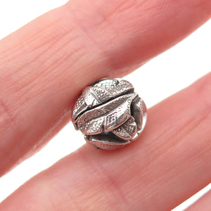 Trollbeads LAA 925 Sterling Silver Angel's Feathers Slide Bead Charm