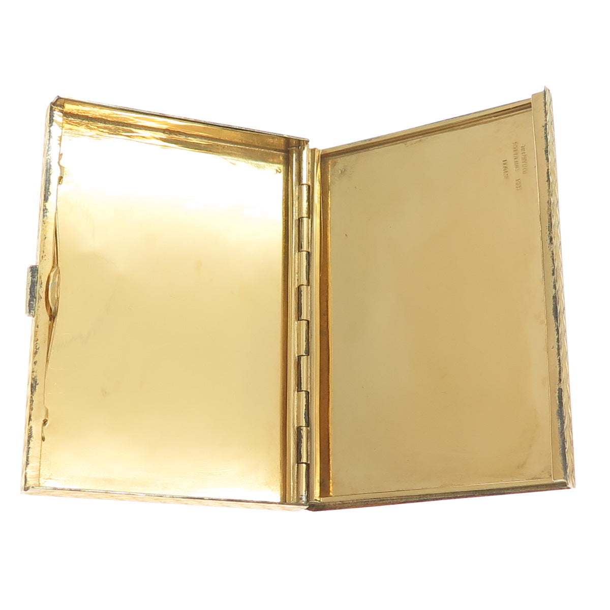 TIFFANY & CO. 925 Sterling Silver Gold Filled Vintage Italy Card Case Holder