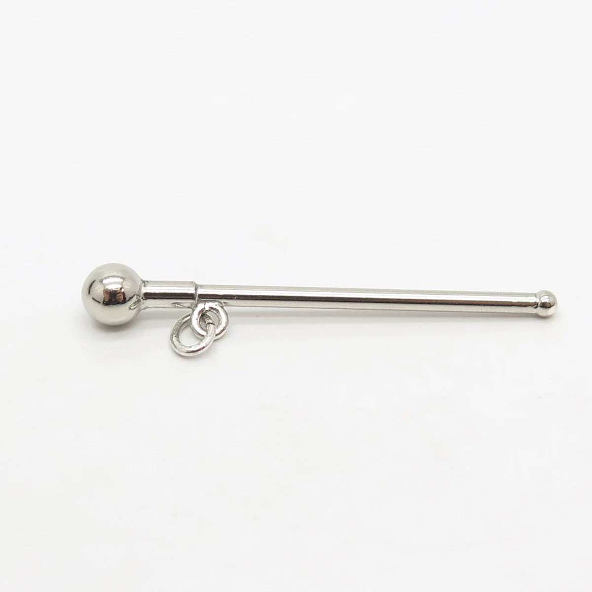 925 Sterling Silver Vintage Pillar Pendant