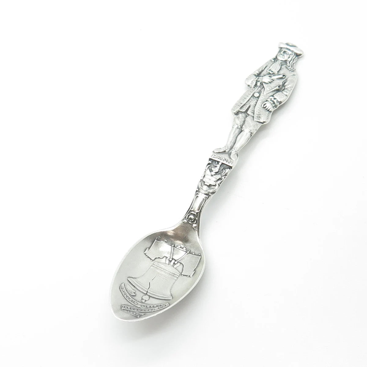925 Sterling Silver Antique Art Deco Victor Seidman Mfg. Co. Liberty Bell Spoon