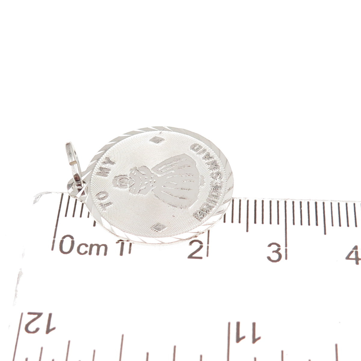 925 Sterling Silver Vintage To My Bridesmaid Charm Pendant