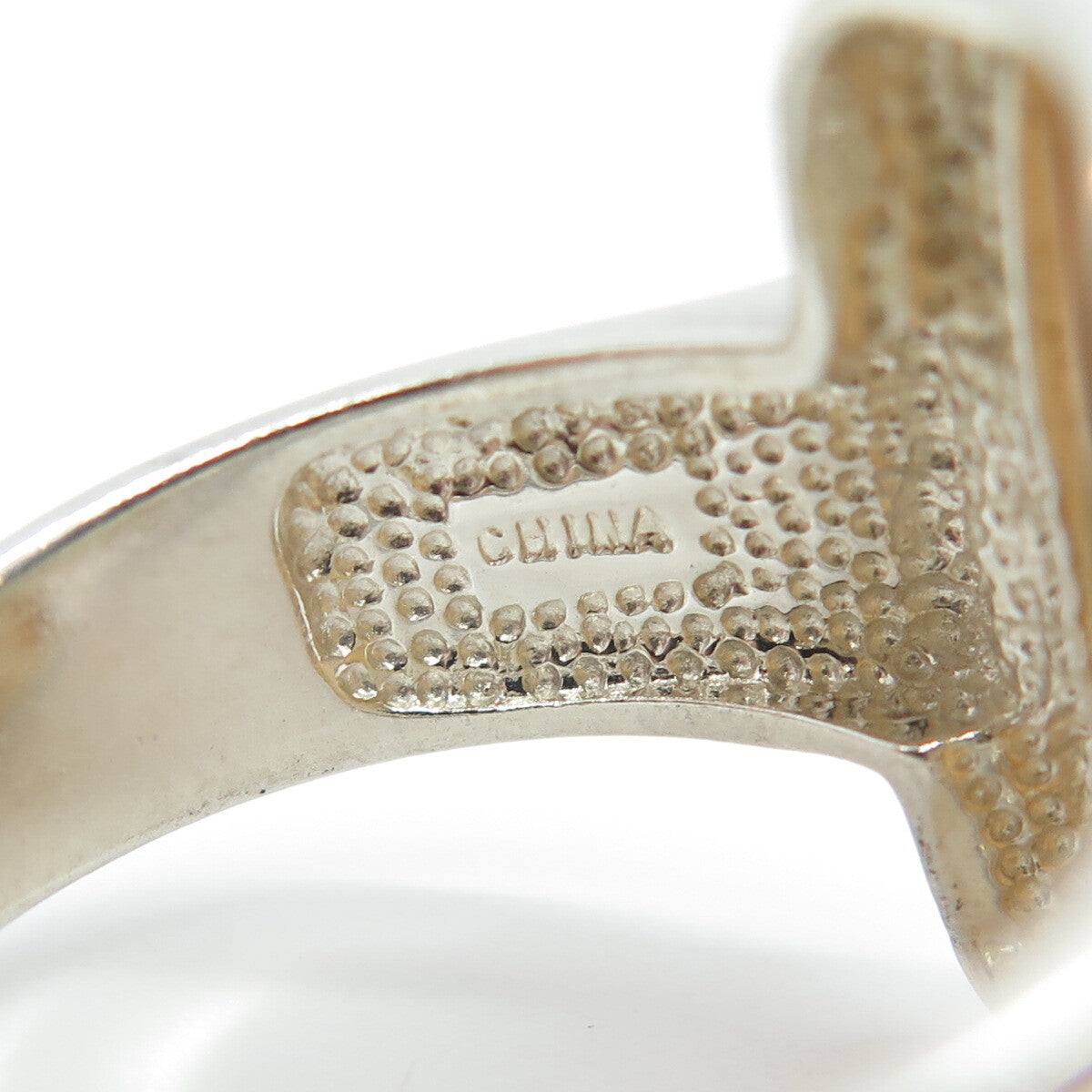 WHITNEY KELLY 925 Sterling Silver Vintage Real Doublet MOP Ring Size 11.25