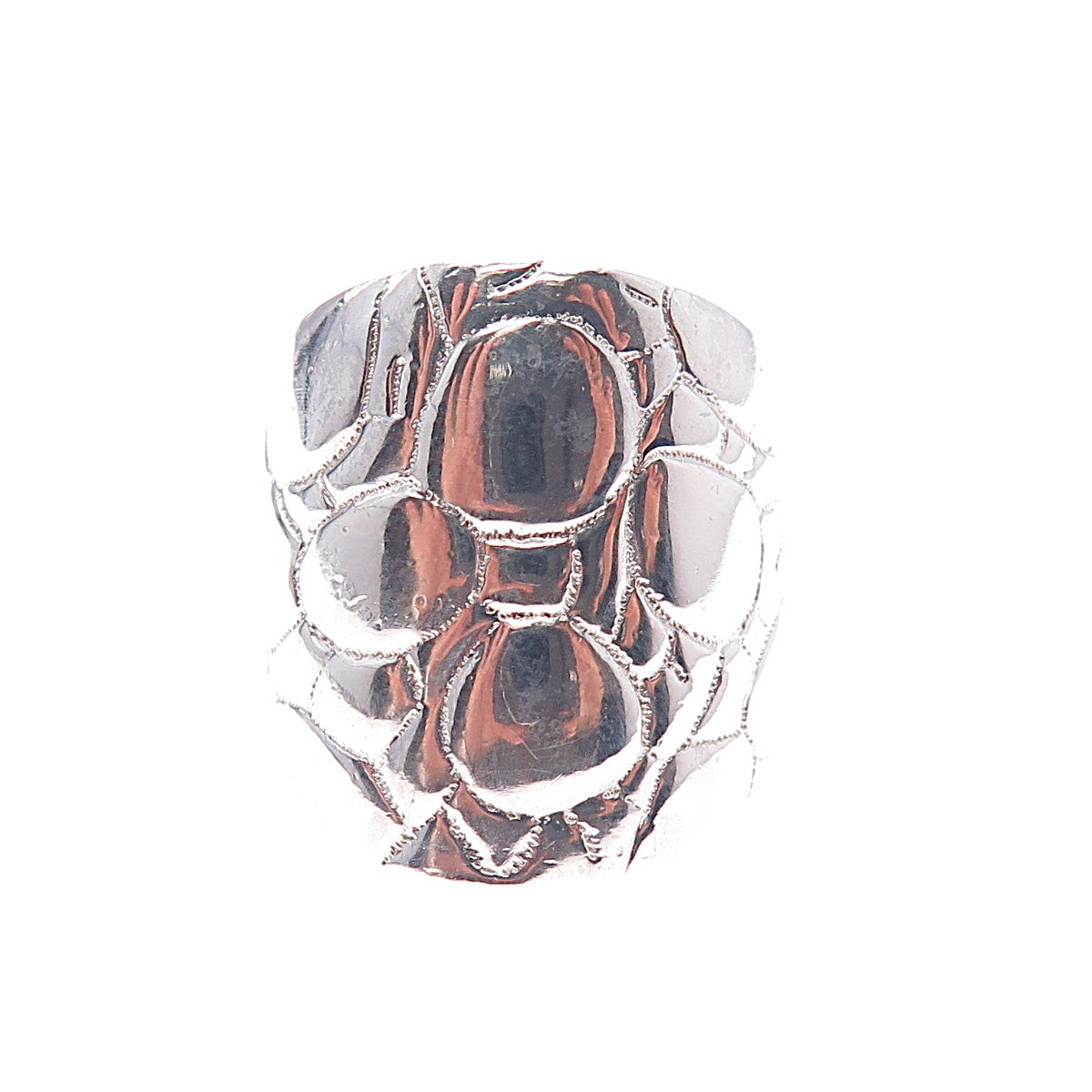 ELLE 925 Sterling Silver Real Round-Cut Ruby Flower Ring Size 8.25