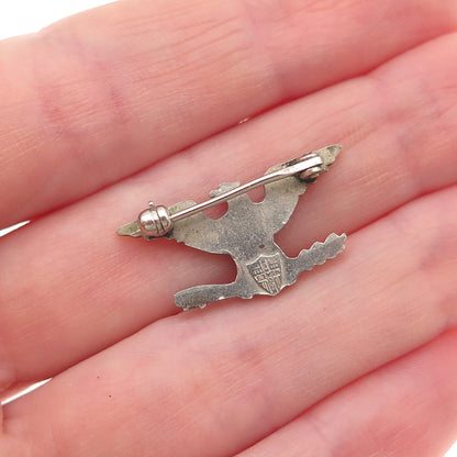 Meyer 925 Sterling Silver Antique WWII US Army Air Force Colonel Pin Brooch