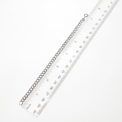 925 Sterling Silver Vintage Bismark Link Bracelet 7"