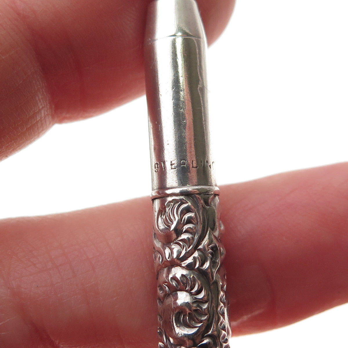 David & Lionel Spiers 925 Sterling Silver Antique 1889 Birmingham Chatelaine Fob