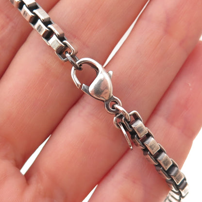 Tiffany & Co. 925 Sterling Silver Vintage Venetian Link Bracelet 7.25"