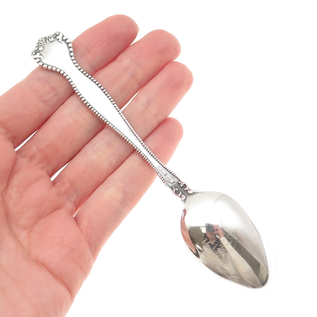 ALVIN Sterling Silver Antique Art Deco New Library Washington DC Coffee Spoon
