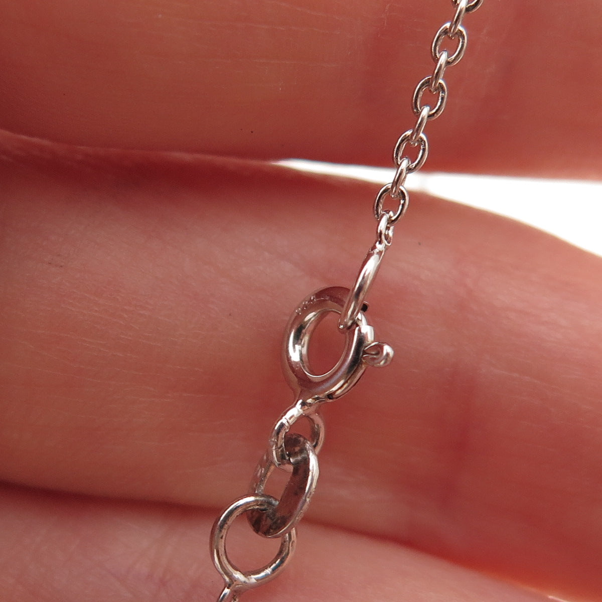 Chuck Clemency 925 Sterling Silver Real Tanzanite Cable Chain Necklace 18"