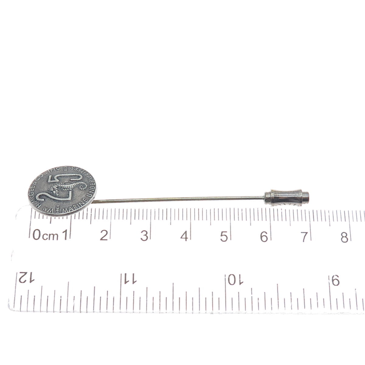 MACO 999 Silver Antique 1887 Wm. H. McGee & Co. Marine Underwriters Lapel Pin