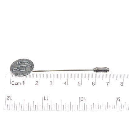MACO 999 Silver Antique 1887 Wm. H. McGee & Co. Marine Underwriters Lapel Pin