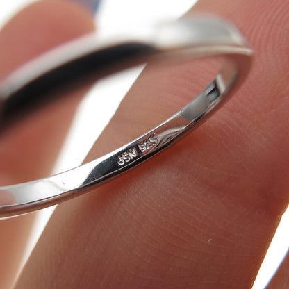 925 Sterling Silver Round-Cut C Z Flower Ring Size 6.5