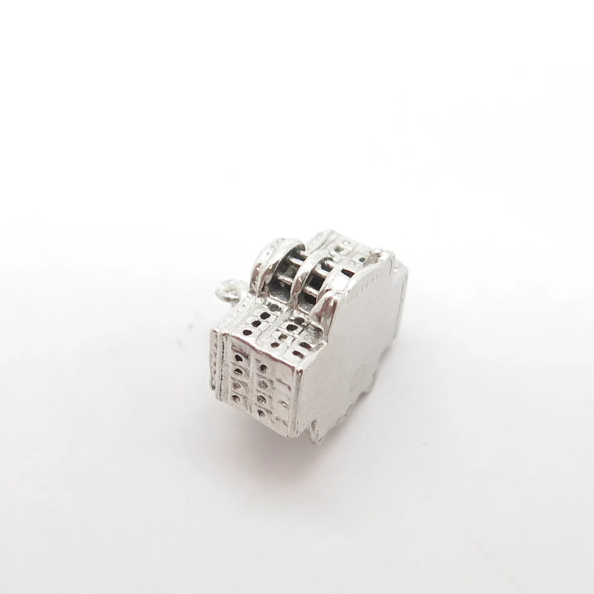 925 Sterling Silver Vintage United States White House Charm Pendant