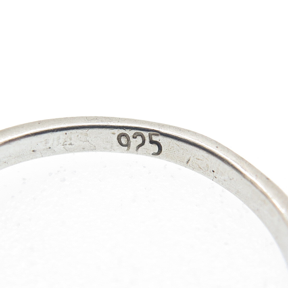 925 Sterling Silver Vintage Infinity Ring Size 8.25
