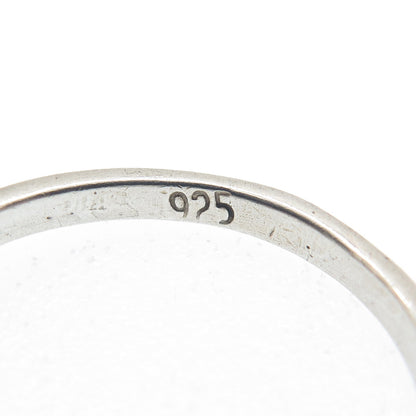 925 Sterling Silver Vintage Infinity Ring Size 8.25