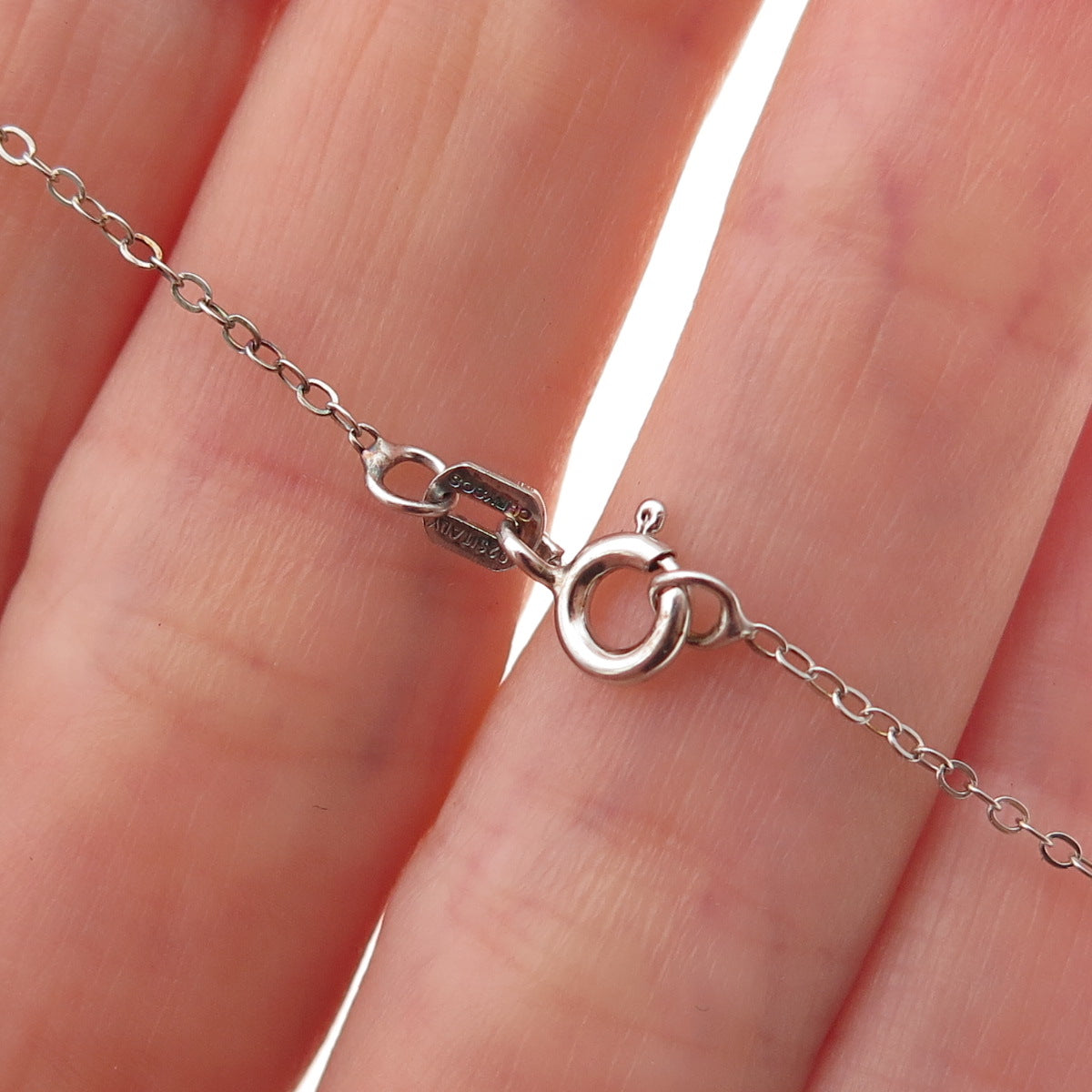 Chuck Clemency 925 Sterling Silver Real Tanzanite Cross Cable Chain Necklace 20"