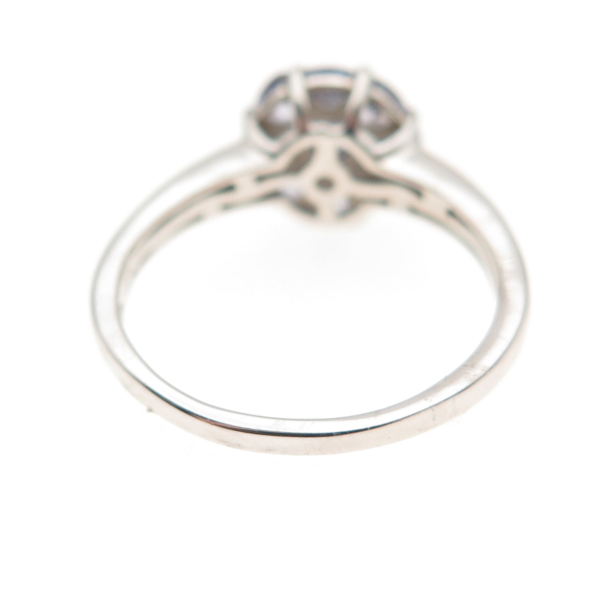 Chuck Clemency 925 Sterling Silver Real Tanzanite Floral Ring Size 7.25