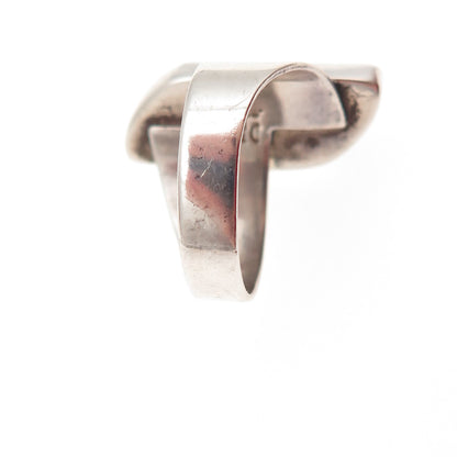 Jay King Desert Rose 925 Sterling Silver Vintage Real Pink Quartz Ring Size 8