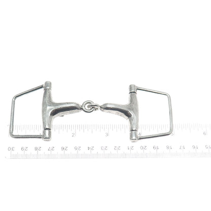 PAT AREIAS 925 Sterling Silver Vintage Snaffle Bit Belt Buckle