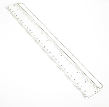 925 Sterling Silver Italy Twisted Rope Chain Necklace 24"