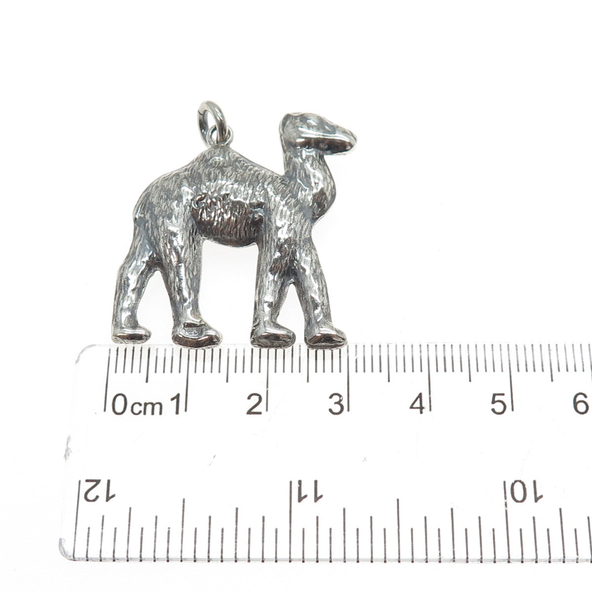 800 Silver Vintage Egyptian Camel Oxidized Pendant