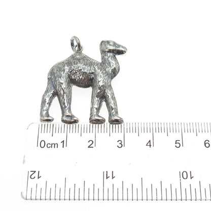 800 Silver Vintage Egyptian Camel Oxidized Pendant