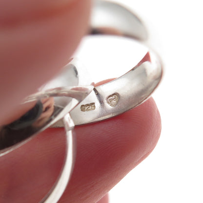 Pranda 925 Sterling Silver Vintage Interlocked Trinity Band Ring Size 7