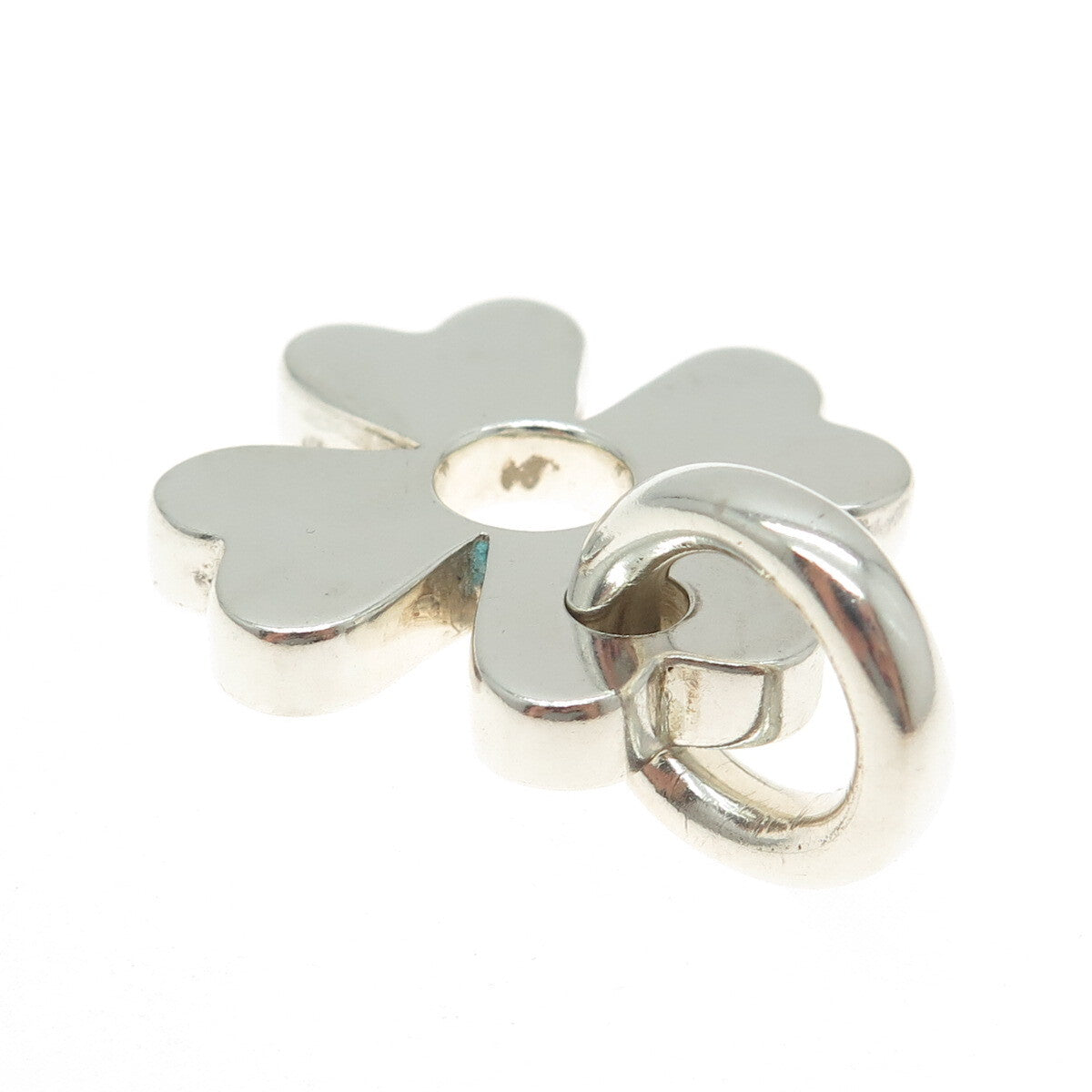 950 Silver Vintage Clover For Good Luck Pendant
