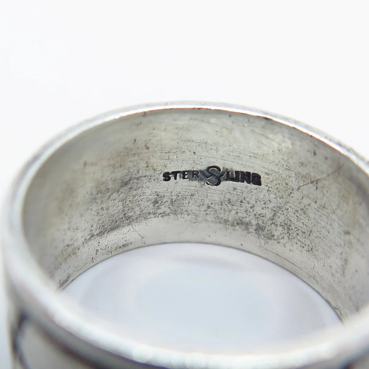 925 Sterling Silver Vintage Braided Band Ring Size 6.75