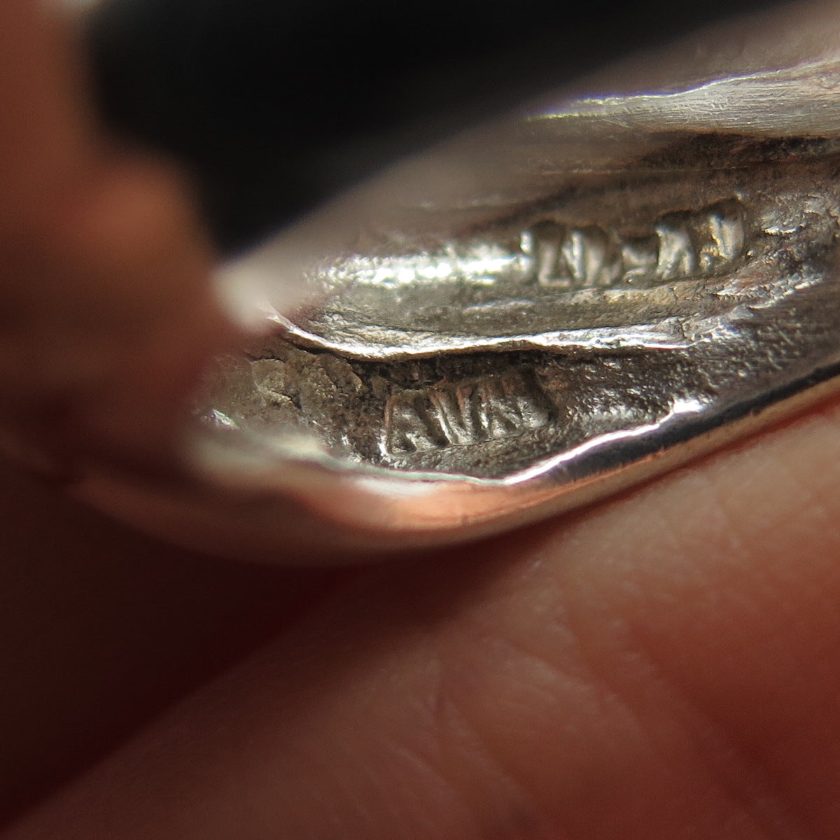 925 Sterling Silver Vintage Mexico Modernist Ring Size 7