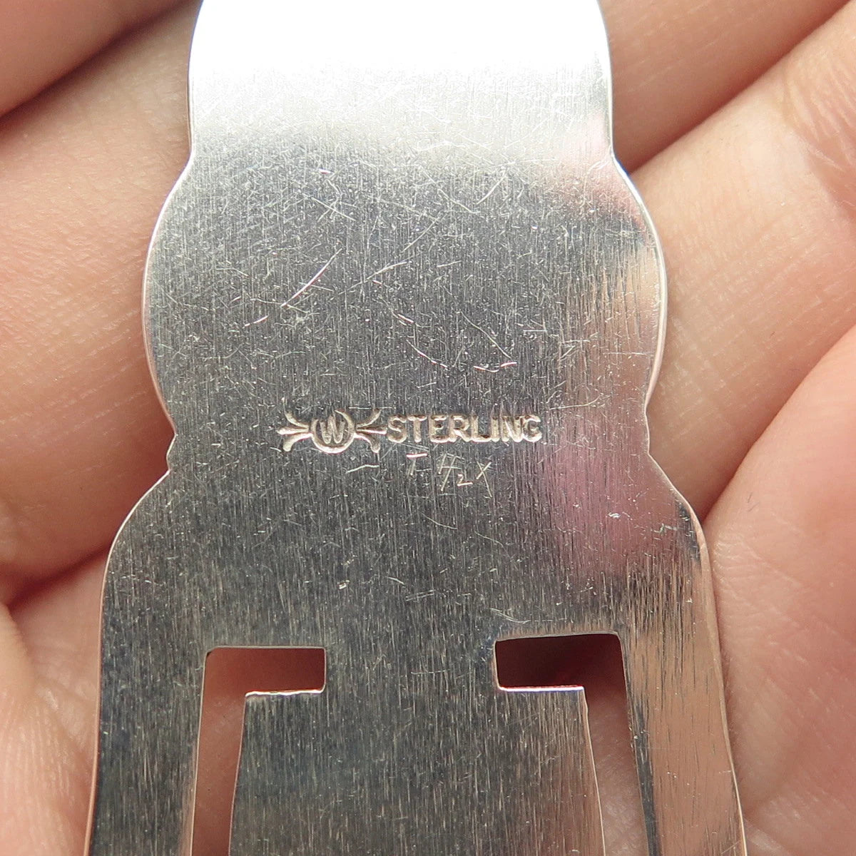 925 Sterling Silver Vintage Tribal Bookmark