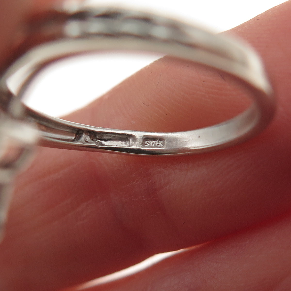 Chuck Clemency 925 Sterling Silver Real Tanzanite Bypass Ring Size 5.25