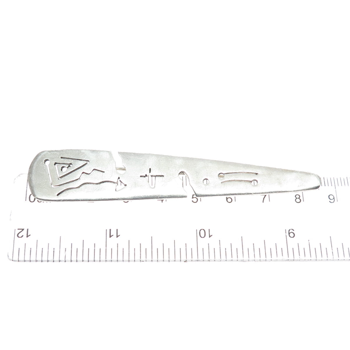 925 Sterling Silver Vintage Mexico Aztec Storyteller Pin Brooch