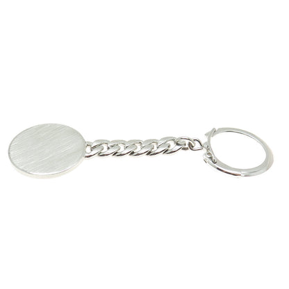 ANSON 925 Sterling Silver Vintage Curb Chain Tag Key Ring
