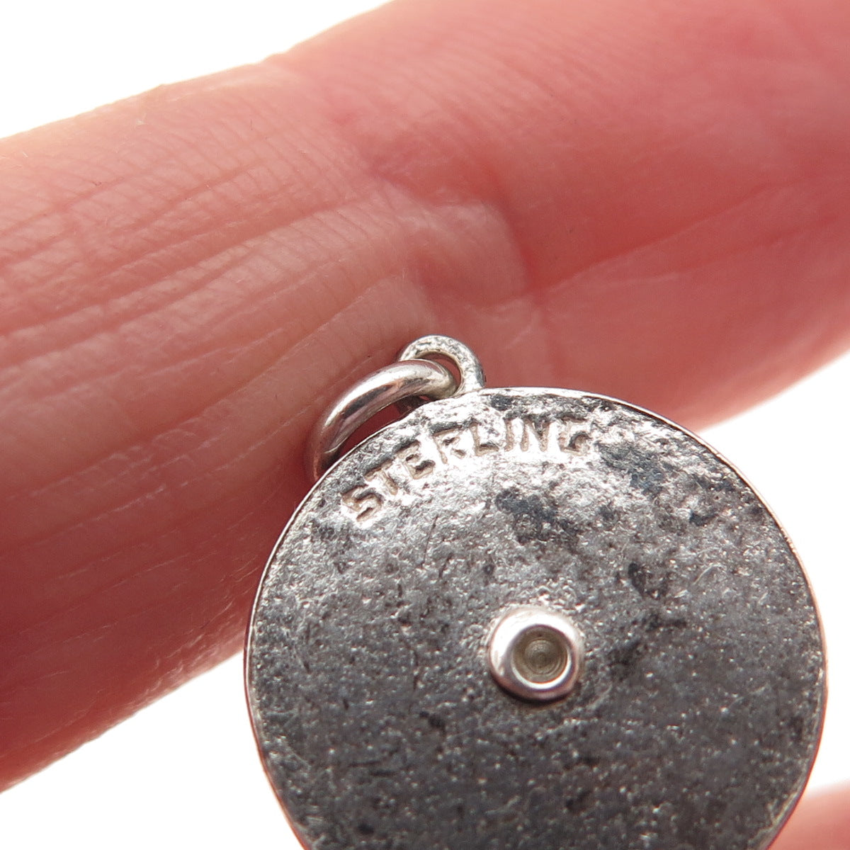 925 Sterling Silver Vintage Cable Car 3D Mini Charm Pendant