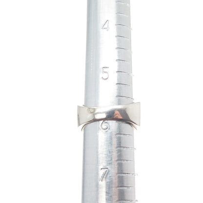 DBJ DEE BERKLE 925 Sterling Silver Real Diamond Accent Woven Ring Size 6