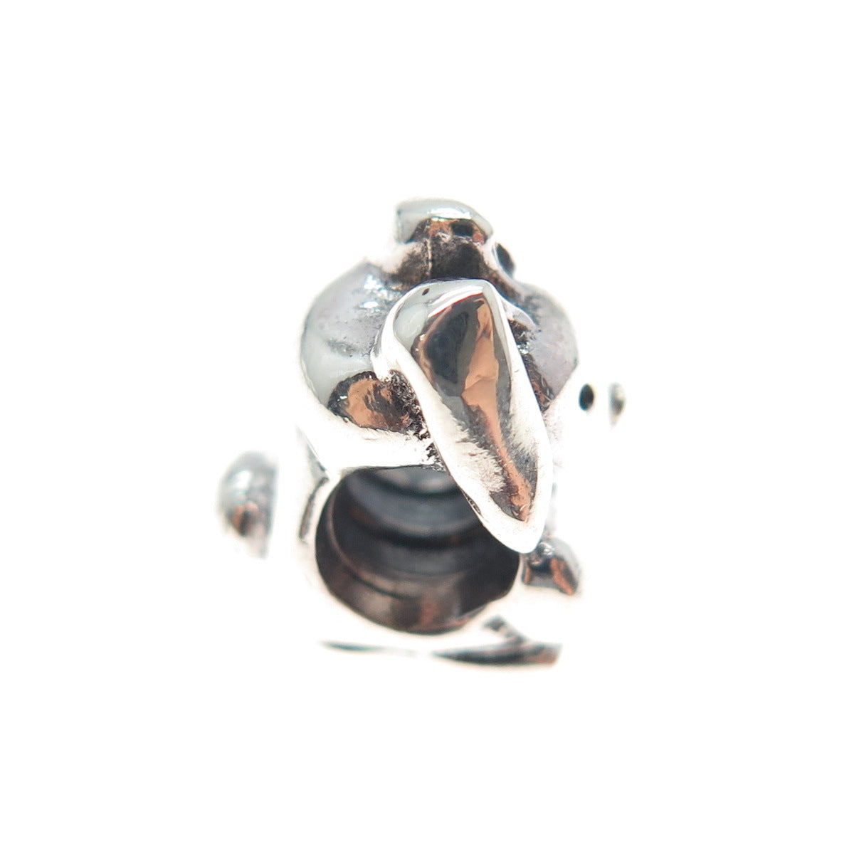 PANDORA 925 Sterling Silver Nini the Rabbit Slide Bead Charm