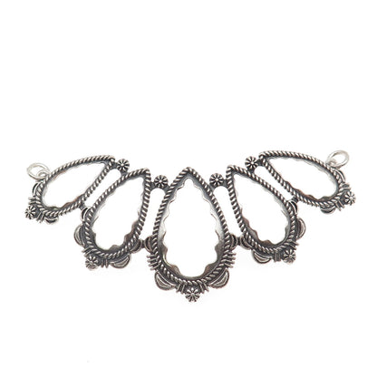 Carolyn Pollack American West Sterling Silver Vintage Centerpiece Necklace Part
