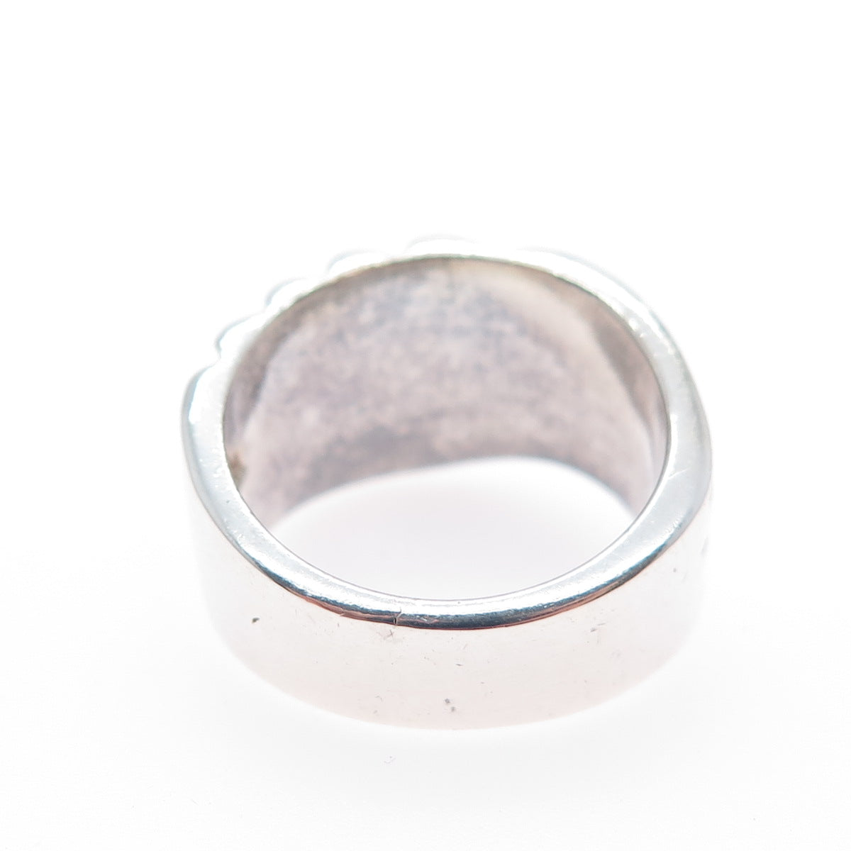 CHAPAL ZENRAY 925 Sterling Silver Vintage Modernist Ring Size 6.25
