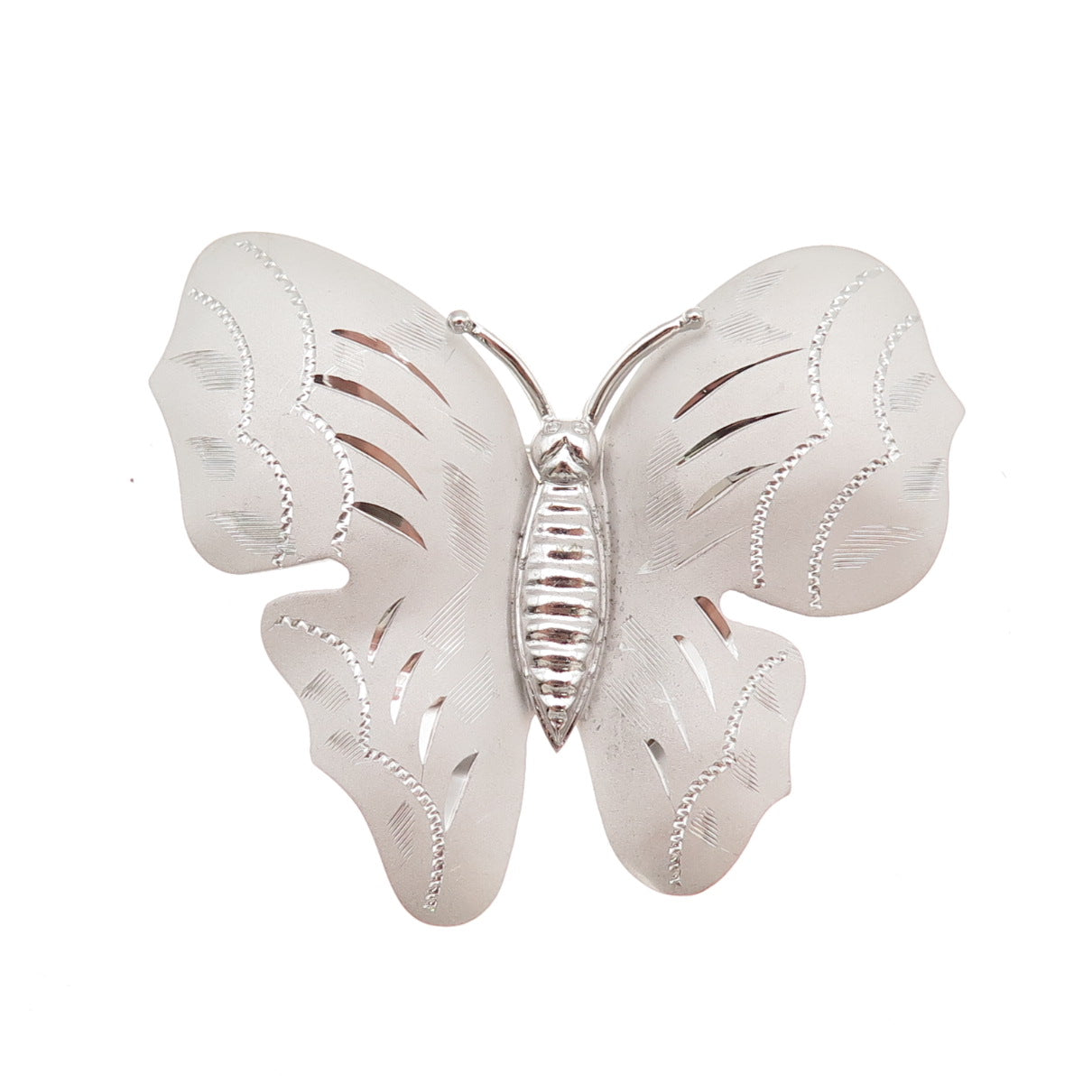 Theda 925 Sterling Silver Vintage Butterfly Pin Brooch