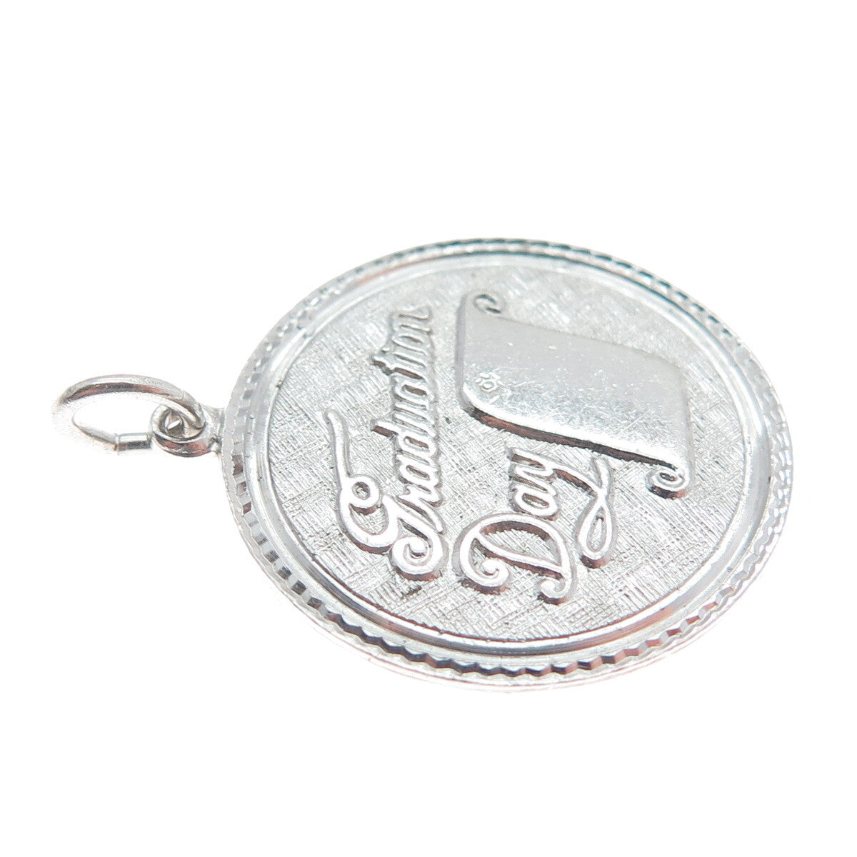 GRIFFITH & SONS CO 925 Sterling Silver Vintage "Graduation Day" Charm Pendant